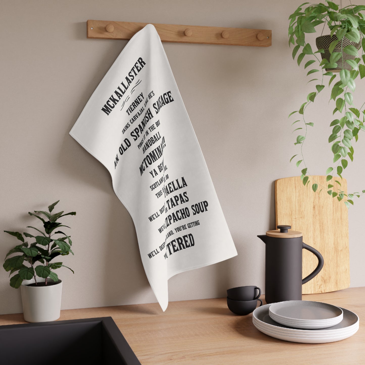 McKallaster Tea Towel - Scotland v Spain