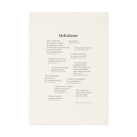 McKallaster Tea Towel - The Quotes